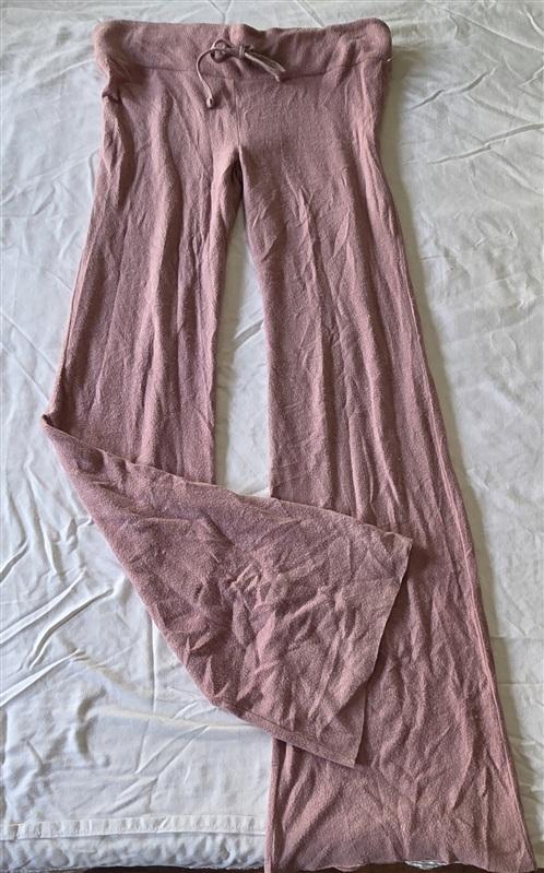 NWT Wildfox L Tennis Club Fleece Lounge Drawstring Pants Pink Salt 115759