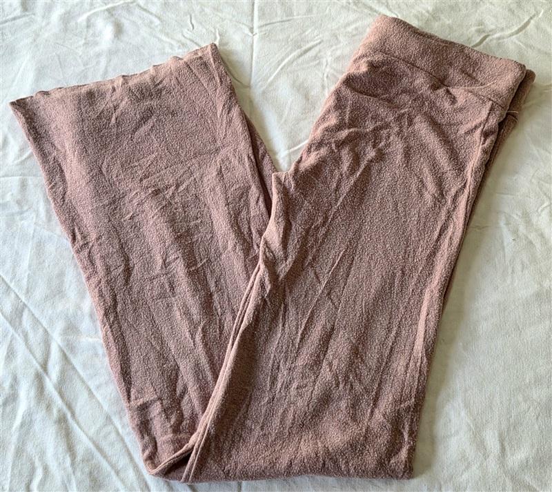 NWT Wildfox L Tennis Club Fleece Lounge Drawstring Pants Pink Salt 115759