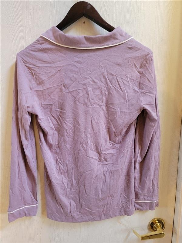 NWT Cosabella LG Purple Bella Short Sleeve Top & Boxer Shorts Pajama Set 115807