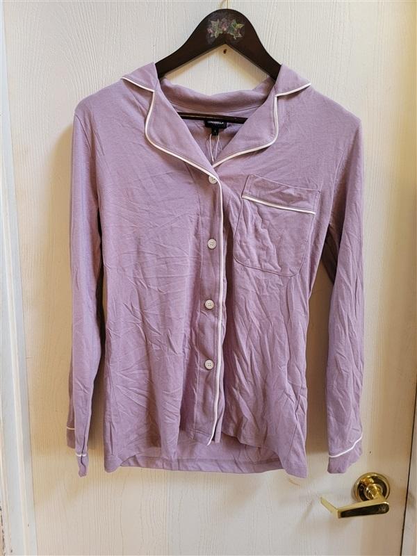 NWT Cosabella LG Purple Bella Short Sleeve Top & Boxer Shorts Pajama Set 115807