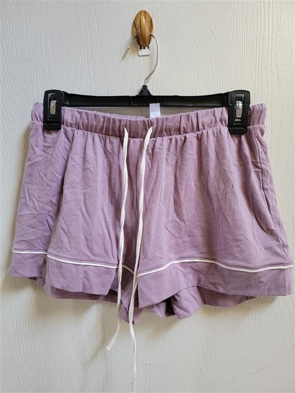 NWT Cosabella LG Purple Bella Short Sleeve Top & Boxer Shorts Pajama Set 115807