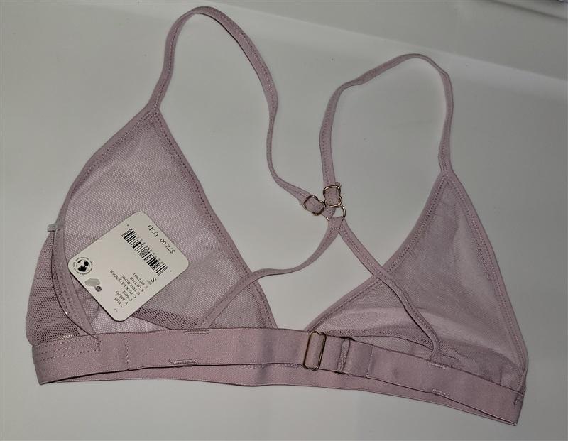 NWT Free People Skin Purple Netting SMALL Lavender Bralette 115833