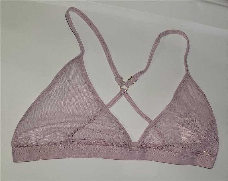 NWT Free People Skin Purple Netting SMALL Lavender Bralette 115833