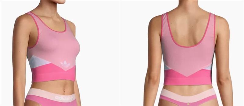 NWT Adidas M Intimates Brami Miami Times Pink 115841