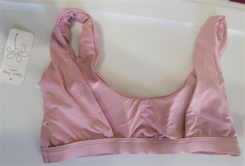 NWT Anthropologie Dippin' Daisy's M Orchid Festival Scoop Bikini Top 115877