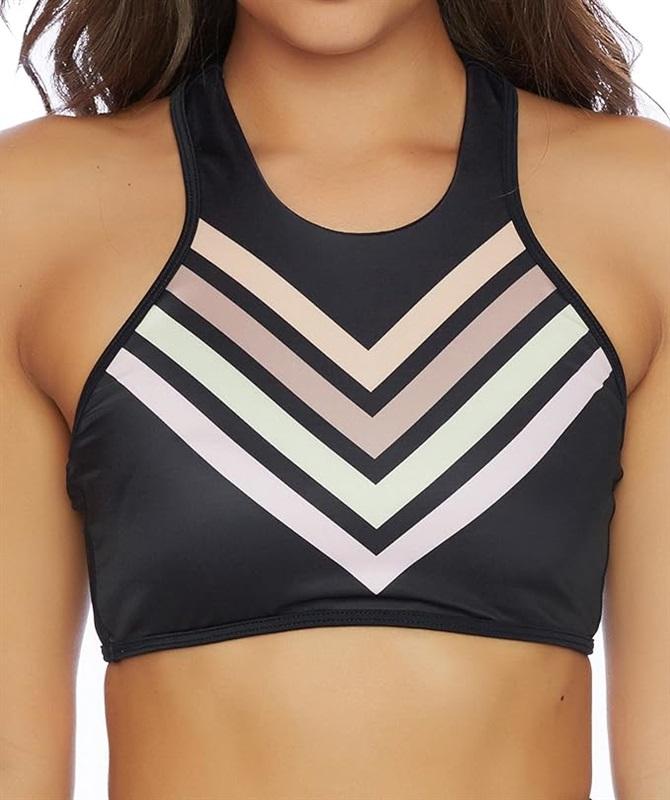 NWT Reef S Vintage Vibes High Neck Swim Bra 115888