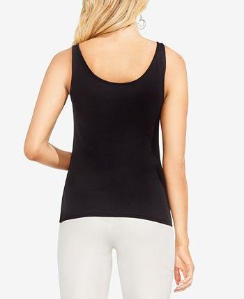 NWOT VInce Camuto XS Sleeveless Knit Tank Top Black 115892