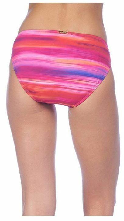 NWT Ralph Lauren 16 Lush Ombre Print Bikini Bottom Stripe Hipster