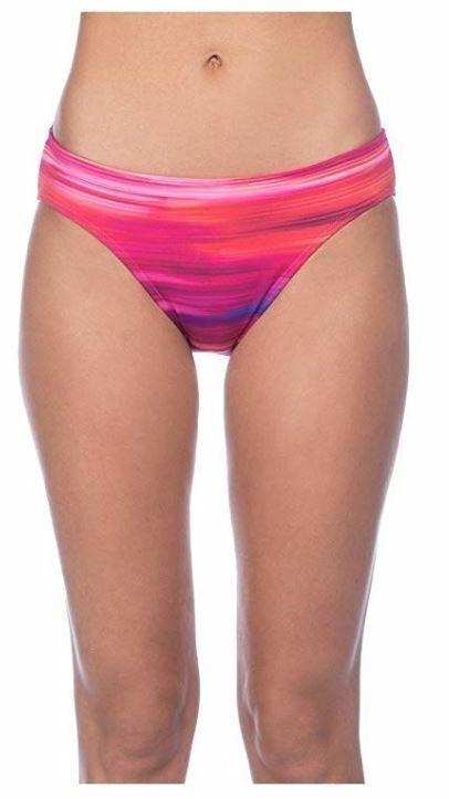NWT Ralph Lauren 16 Lush Ombre Print Bikini Bottom Stripe Hipster