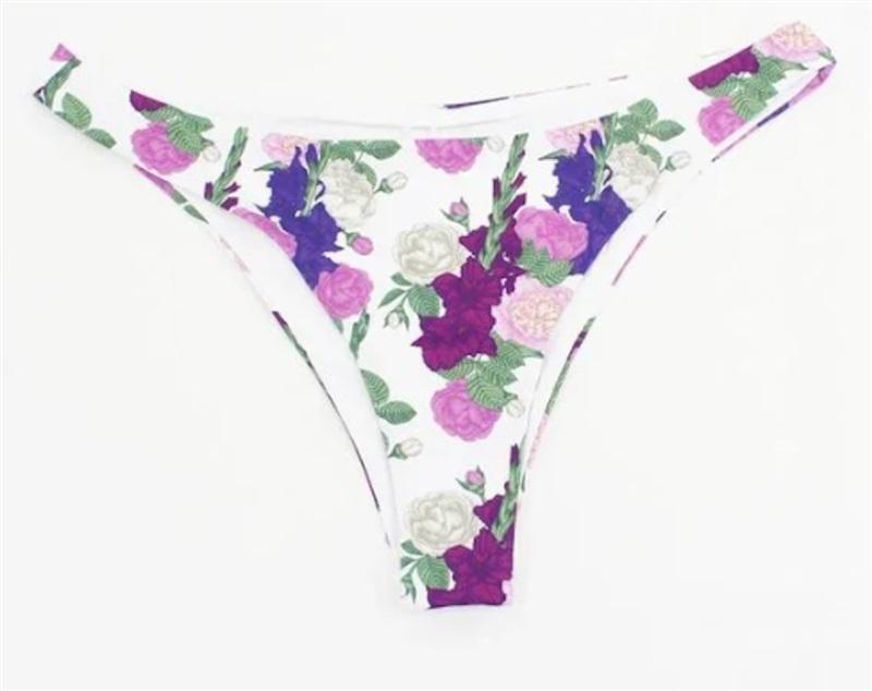 NWT Dippin' Daisy's XL Nocturnal Iris Floral Bikini Bottom 115921