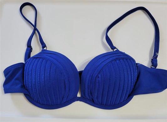 NWT Robin Piccone Kelly M Solid Underwired Bikini Swim Top #115933