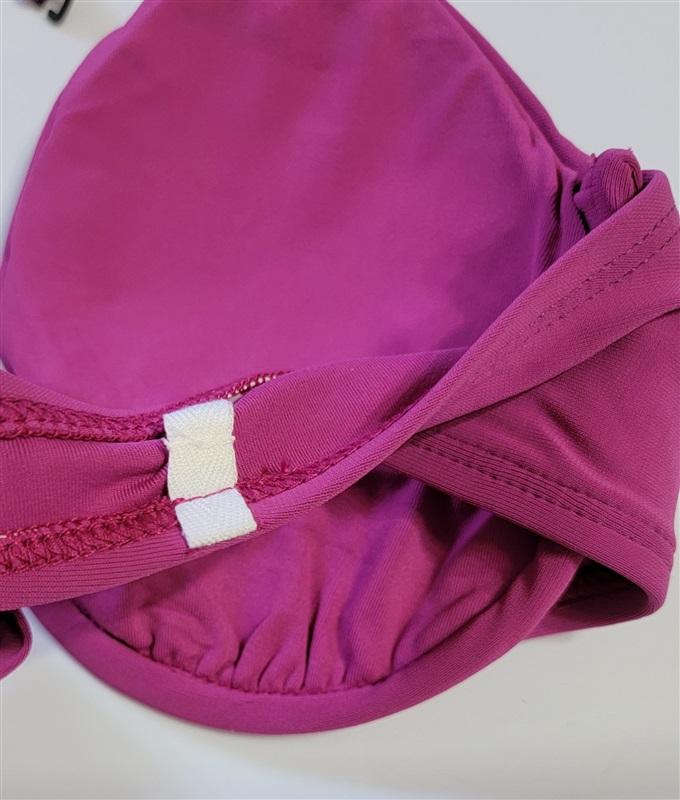 NWT Robin Piccone Kate M Purple Underwire Bikini Top 115935