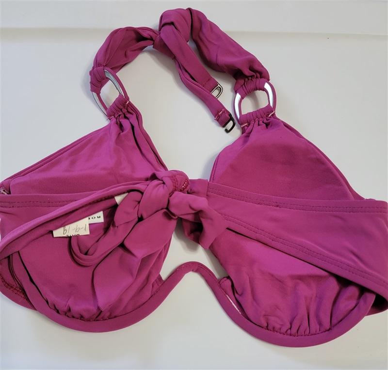NWT Robin Piccone Kate M Purple Underwire Bikini Top 115935