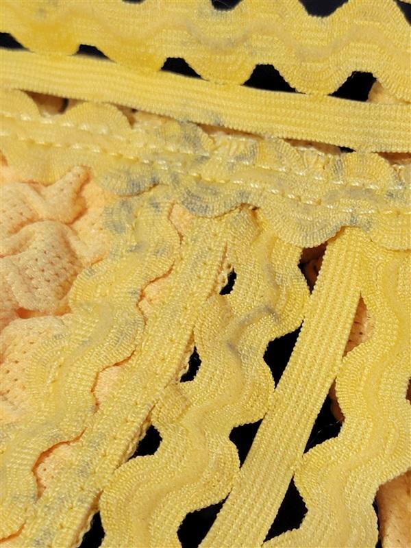 NWTD Robin Piccone S Chira Yellow Triangle Bikini Swim Top 115953