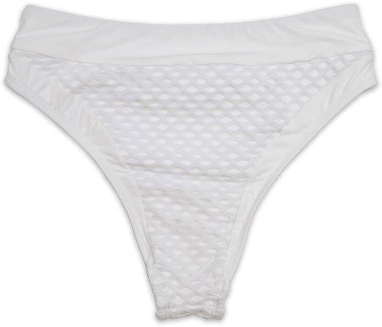 NWT Ris-k S Desert Bikini Swim Bottom White Lattice 115986