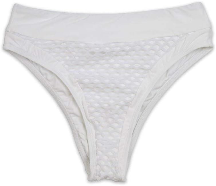 NWT Ris-k S Desert Bikini Swim Bottom White Lattice 115986