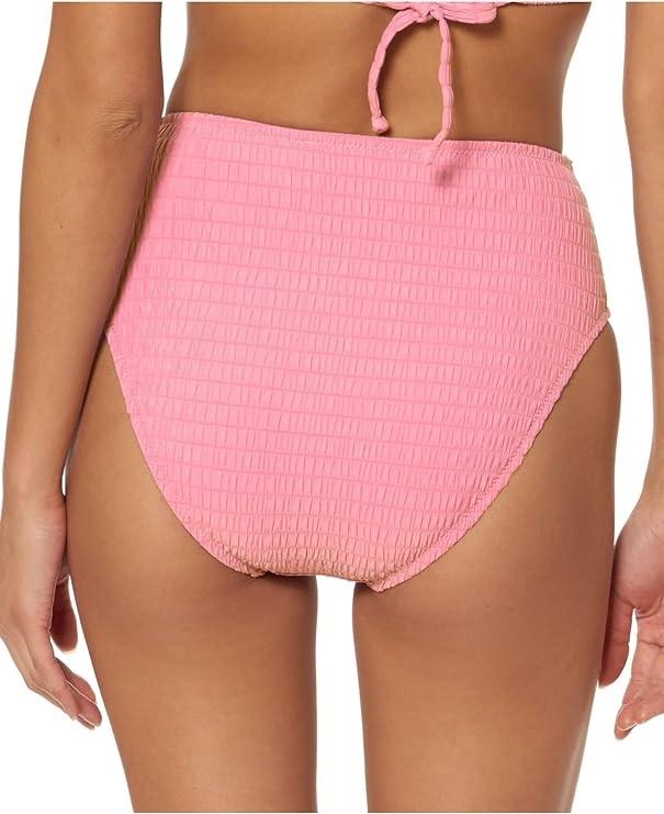 Jessica Simpson S Hot Pink High-Waist Bikini Bottoms Bow 116016