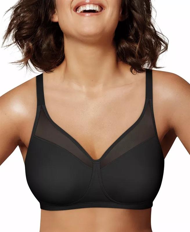 NWOT Playtex 18 Hour 40D Smoothing Minimizer Bra 4697 Black 116063
