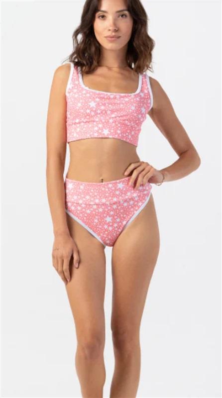 NWOT Lain Snow Tiare Hawaii XL Kiawah Bottoms Peach Stars 116065