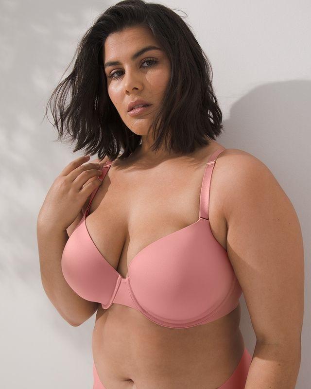 NWOTD Soma 34C Vanishing 360 Perfect Coverage Lace Bra Black 114550