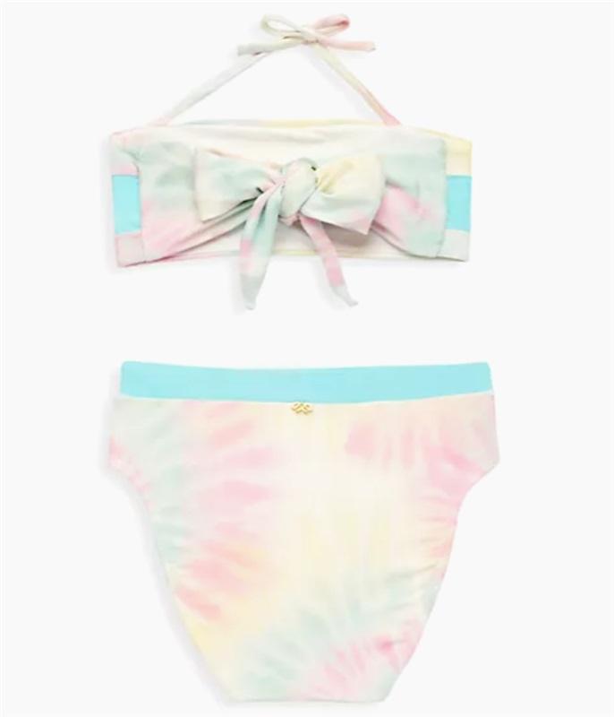 NWT PQ PIlyq 4 Girls Utopia Color Block Bikini Top & Bottom 116113