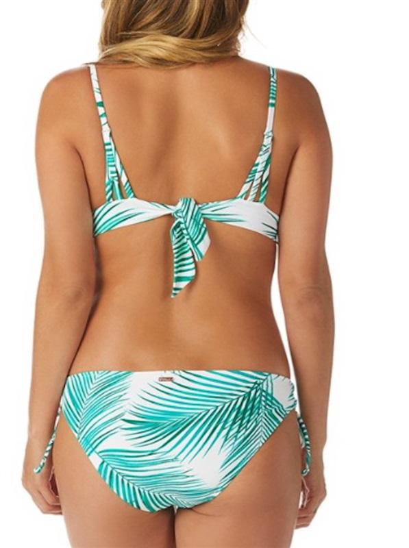 NWT Raisins XL Palm Bae Plunging Triangle Bikini Swim Top 116151