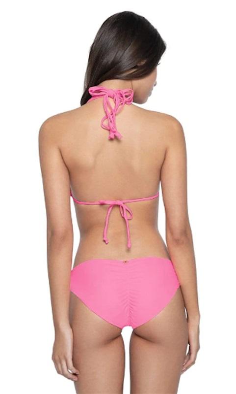 NWOT Pilyq Isla Pink Topaz M Full Bikini Swim Bottom #116156