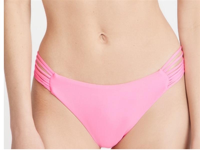 NWOT Pilyq Isla Pink Topaz M Full Bikini Swim Bottom #116156