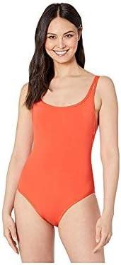 NWT JETS Jessika Allen 10 USA Double Strap 1pc Orange Swimsuit 116160