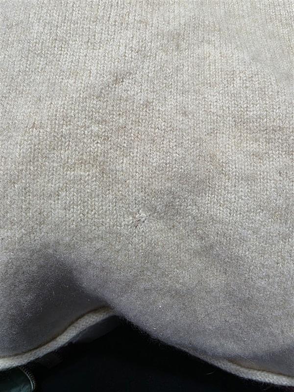 NWOT Eileen Fisher XL 100% Cashmere Sweater Cream V neck 116243