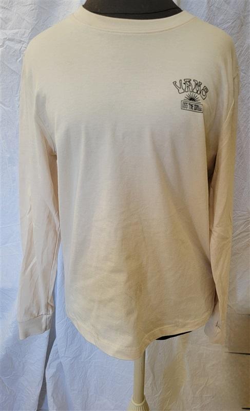 NWOT VANS M Friends Forever Tan LONG SLEEVE T-Shirt 116291