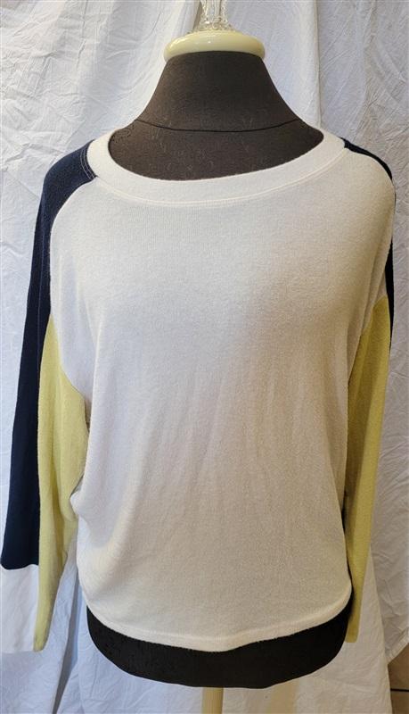 NWOT Michael Stars XS Color block Sweatshirt 116292