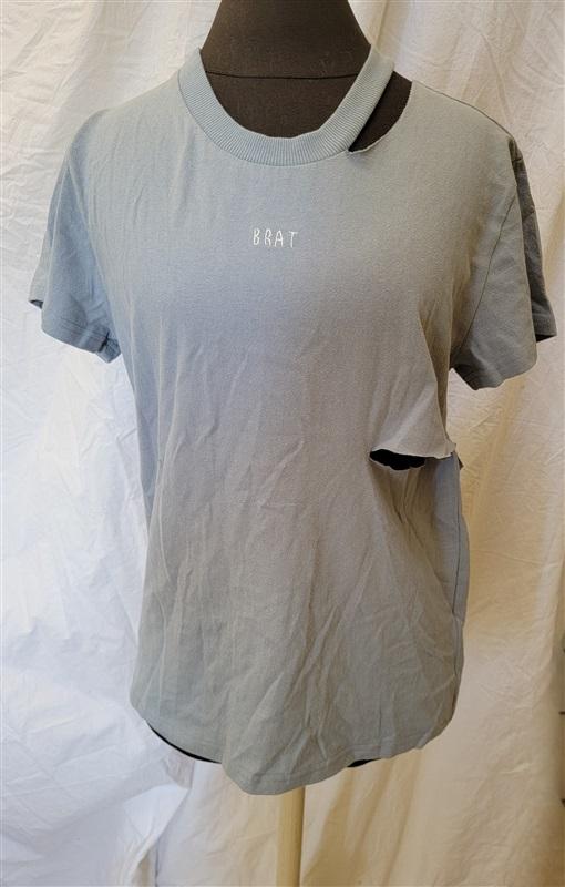 NWT Honey Punch Anthropologie S Distressed T-Shirt BRAT 116293