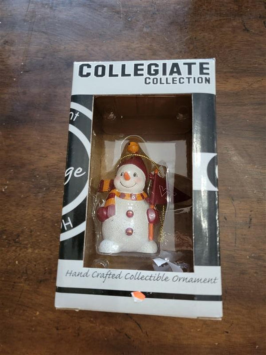 NEW Sterling Christmas Ornament Virginia Tech Snowman 116295