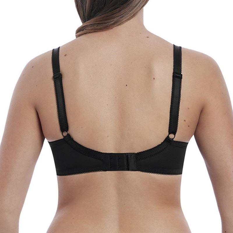 NWT Freya 28K USA Expression Underwire Plunge Bra Black 116310