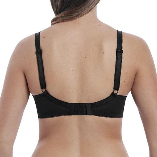 NWT Freya 28K USA Expression Underwire Plunge Bra Black 116310