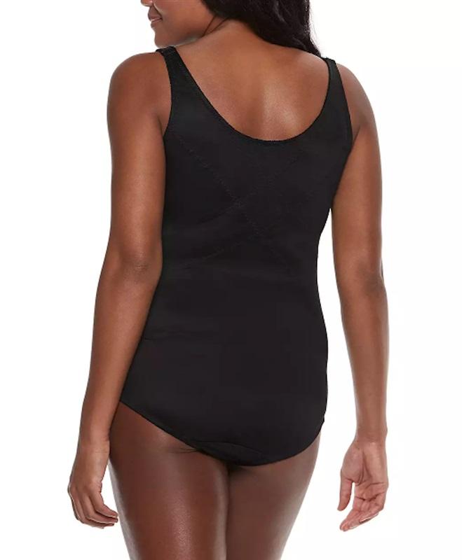 NWT Lunaire 38B Firm Control Body Briefer 3450K Shapewear Shaper Black 116315