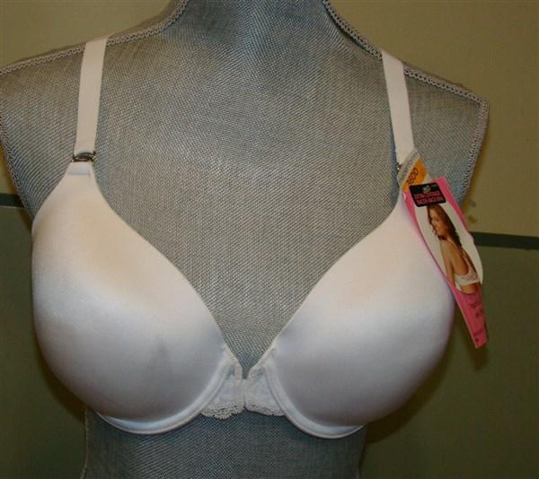 NWT Maidenform 38DD White Pure Genius Extra Coverage Racer-Back Bra 7112 116326