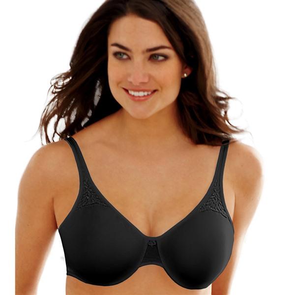 NWOT Bali 40DD Passion for Comfort Minimizer Underwire Bra 3385 Black 116346