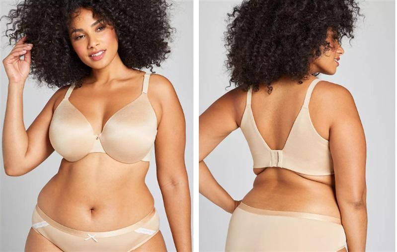 NWOTD Cacique 40H Lightly Lined Full Coverage Bra Back Smooth 116384