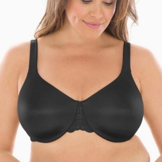 NWOTD Soma 42DD Sensuous Sides 3" Minimizer Underwire Bra Black 116461