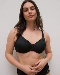 NWOTD Soma 42DD Sensuous Sides 3" Minimizer Underwire Bra Black 116461
