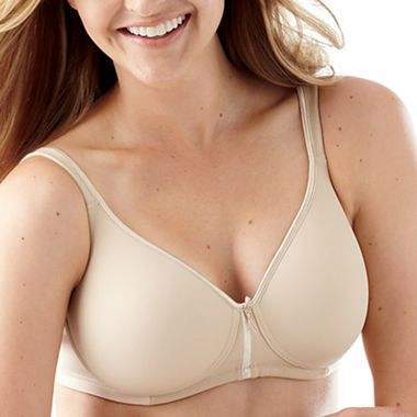 NWPT Vanity Fair 42C Body Caress Full Coverage Wirefree Bra 72335 Beige 116489