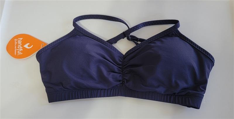 NWT Handful XS Adjustable Sports Bra Eclipse Blue 116495