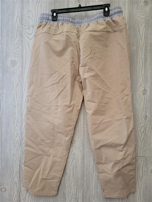 NWT Calme XS Mix Nylon Taper Leg Pant Navy Blue 116523