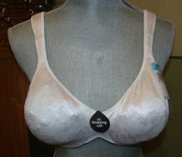 NWOTD Bali 36DD Live It Up Underwire Bra 3353 White #88286