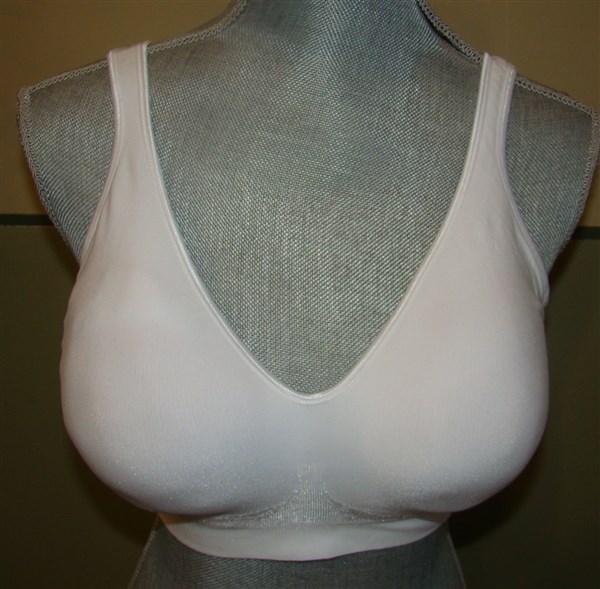 NWOT Bali S Comfort Revolution Seamless Smart Size Bra 3484 White 116557