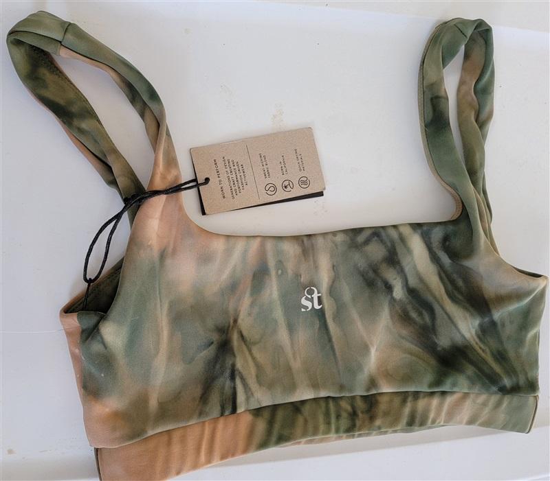 NWOT Strut This M Watercolor Camo Sports Bra 116622
