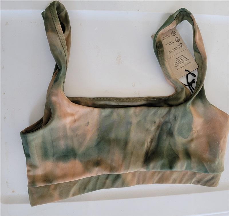NWOT Strut This M Watercolor Camo Sports Bra 116622