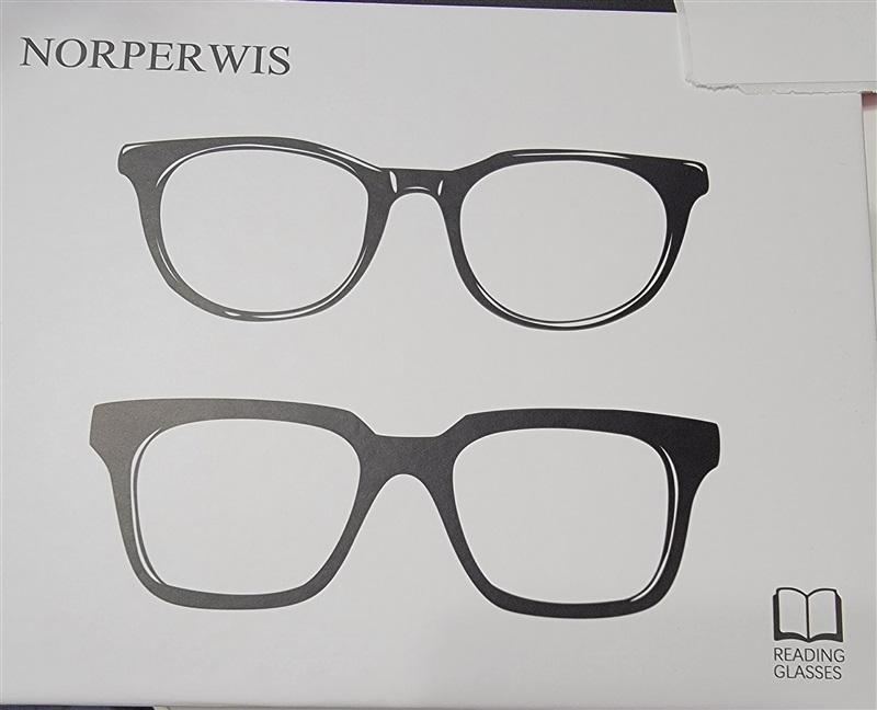 NWT Norperwis 2PR Tortoiseshell & Black LG Round .75 Reading Glasses 116674